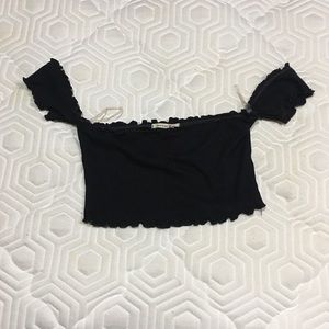 Better Be Black Crop Top